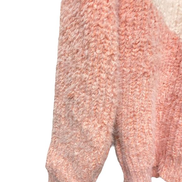 Lulu's Women's Colorblock Talk The Block Eyelash Knit Soft Sweater Size Medium - Picture 2 of 15